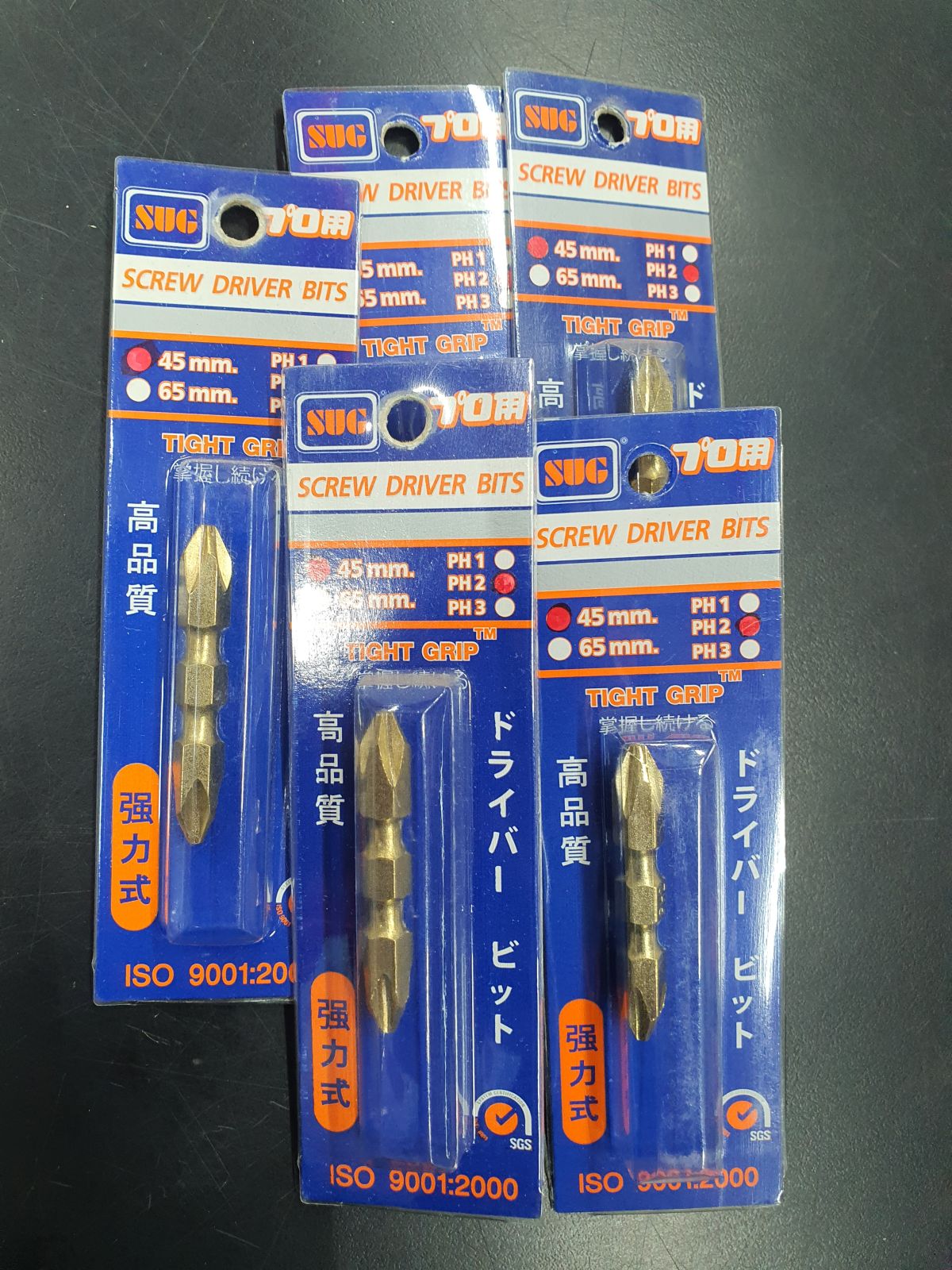 ดอกไขควง SUG # 2x2x45-L (สีทอง)