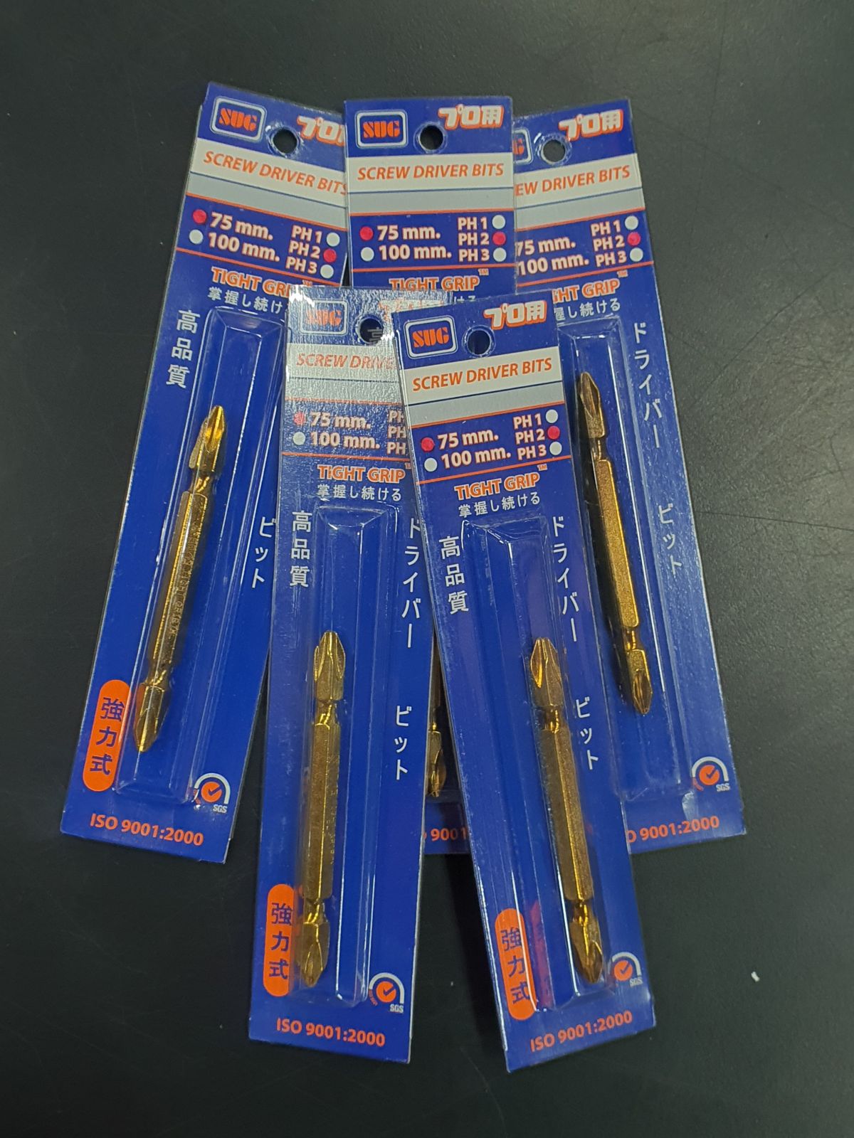 ดอกไขควง SUG # 2x2x75-L (สีทอง)