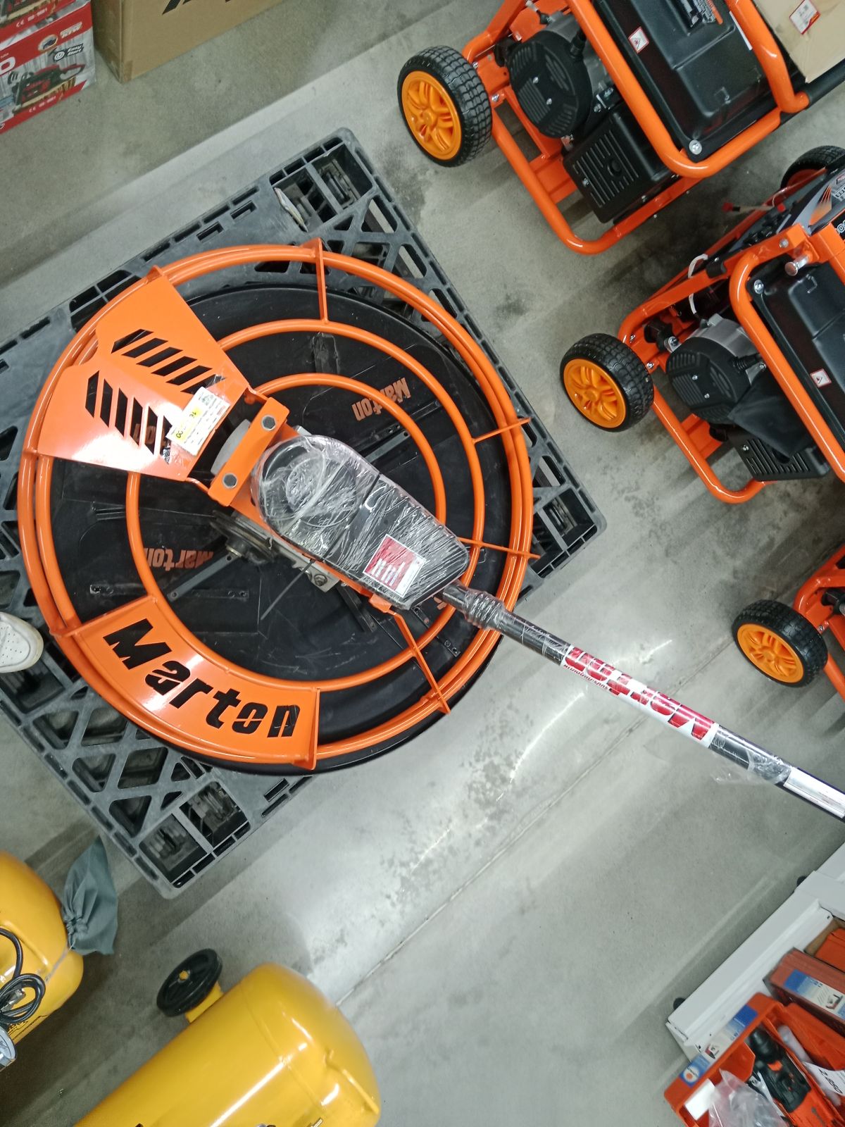 เครื่องขัดมันปูน 100 ซม. All New Premium MARTON (พร้อม มู่เล่ย์ครัช/สายพาน/ถาดขัด)