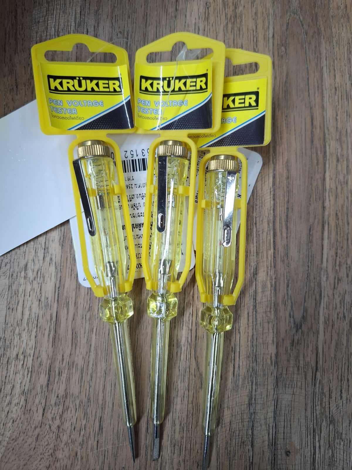 ไขควงลองไฟเดี่ยว KRUKER KK0307