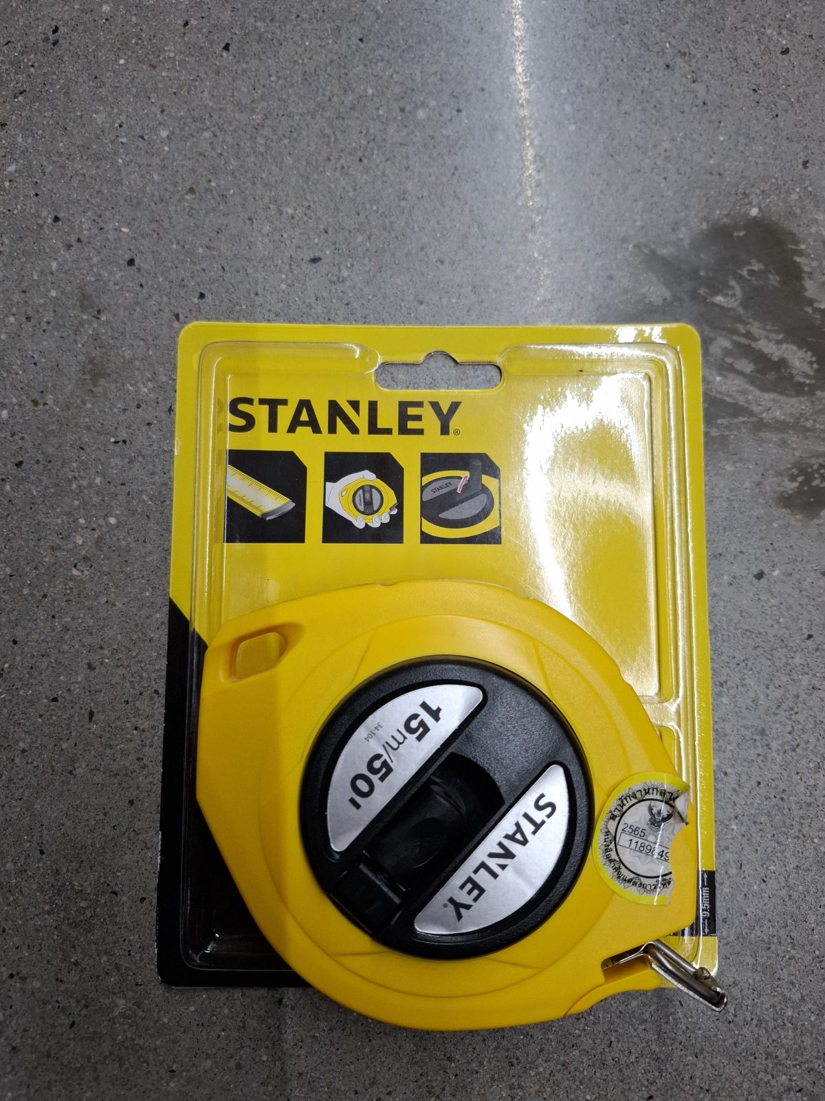 เทปวัดเหล็กขนาด 15 ม. STANLEY 34-104