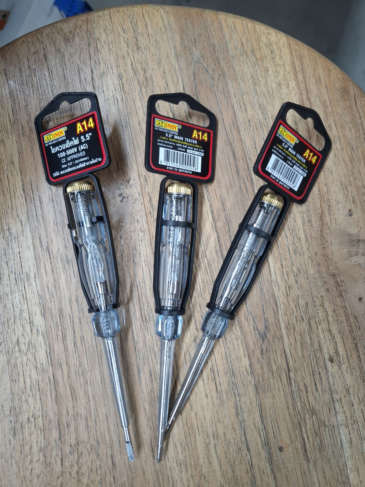 A14 ไขควงวัดไฟ 5.5"  AT INDY