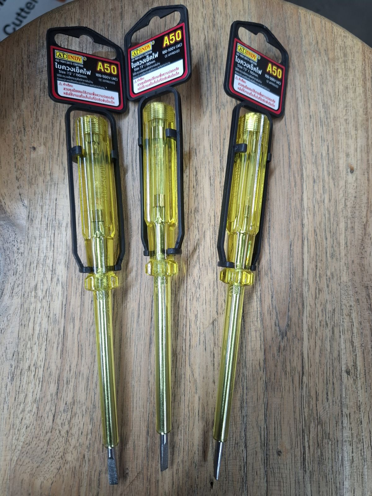 A50 ไขควงวัดไฟ 7.5"  AT INDY