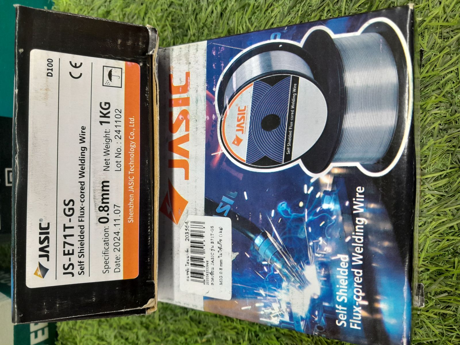 ลวดเชื่อม JASIC รุ่น E71T-GS MIG 0.8 mm ไม่ใช้แก๊ซ (1kg) J072-0195