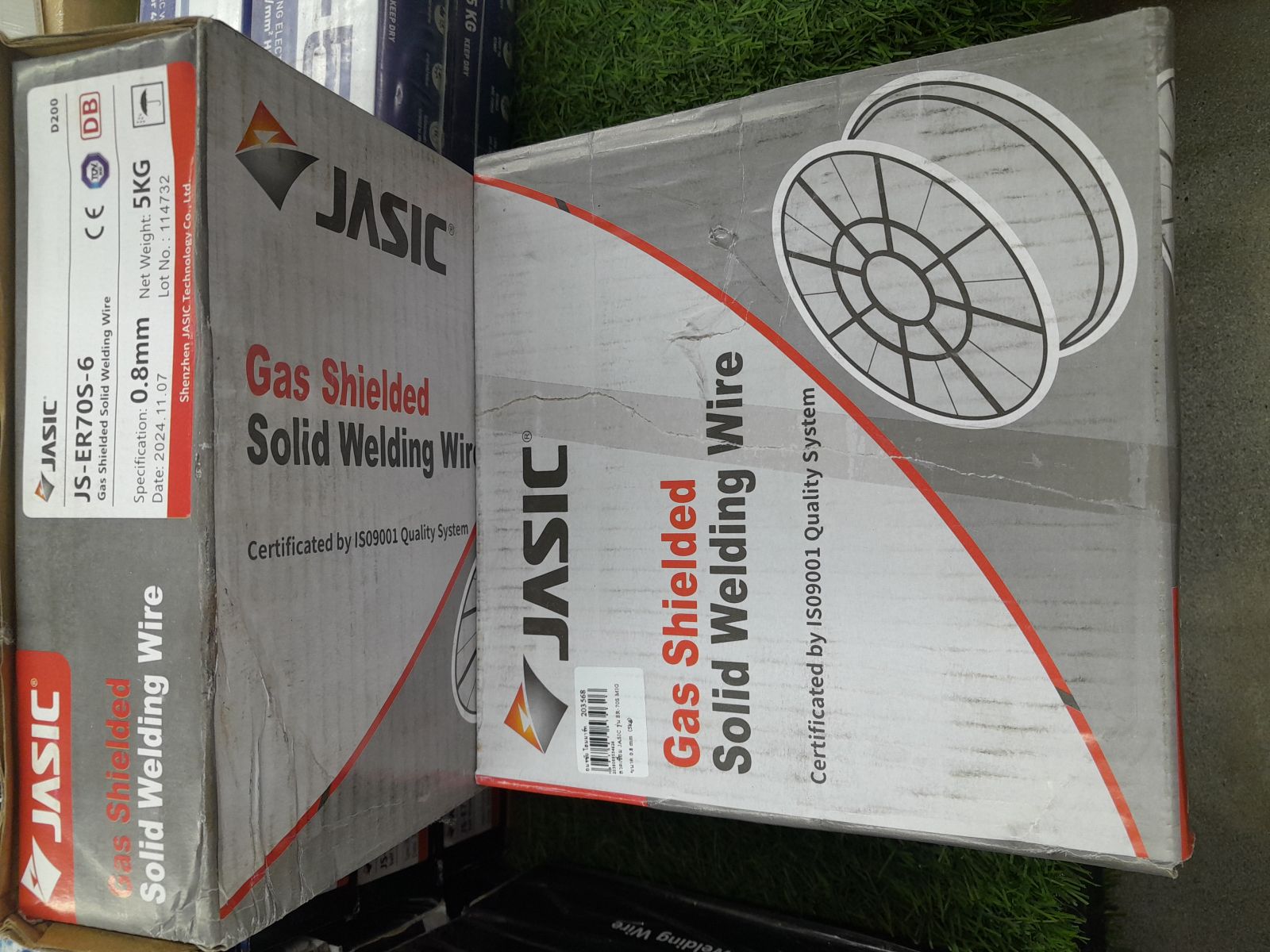 ลวดเชื่อม JASIC รุ่น ER-70S MIG ขนาด 0.8 mm  (5kg)