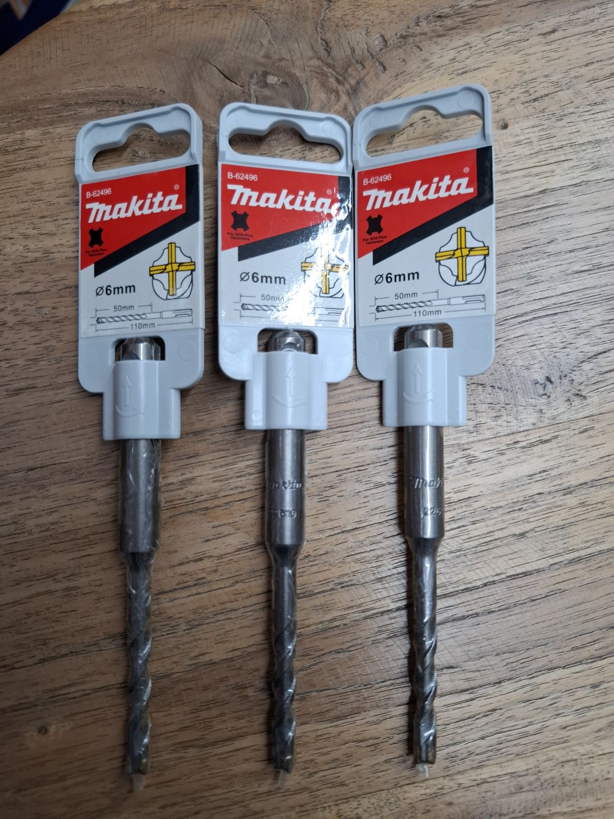 ดอกสว่านโรตารี makita B-62496 แท้ SDS4CUT 6*110 MCC