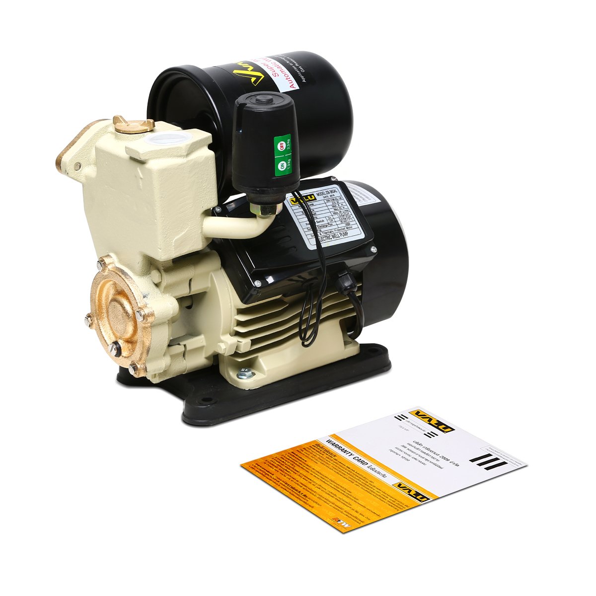 ปั๊มน้ำอัตโนมัติ VALU ZB-365AL 0.5HP+ฐาน