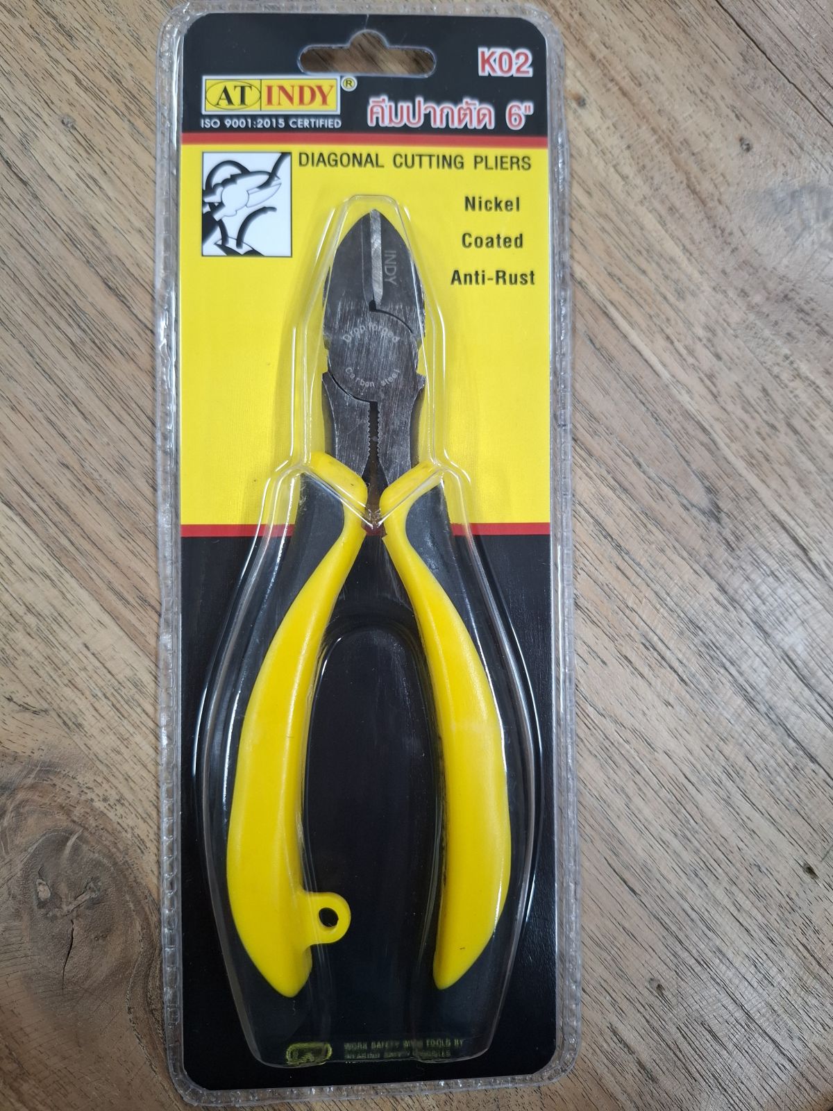 K02 คีมปากตัด รุ่น K  6 นิ้ว AT INDY