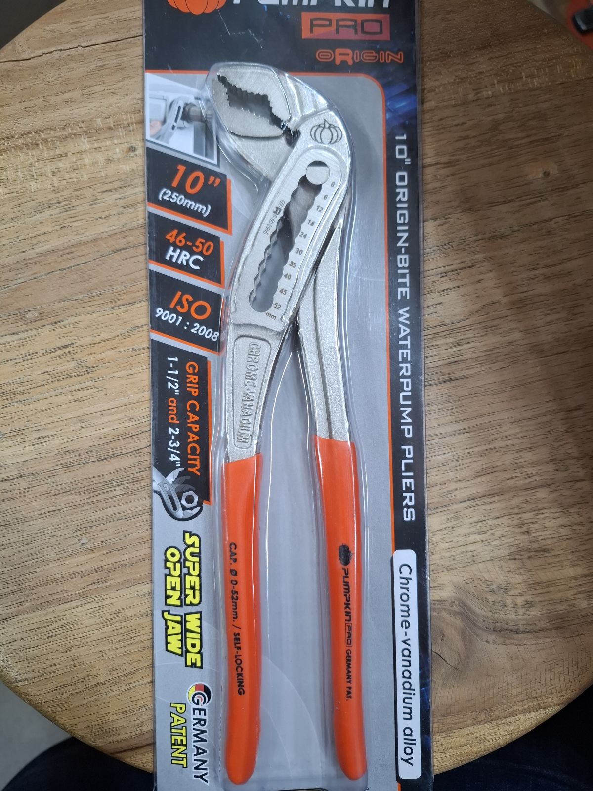 17797 คีมคอม้า ด้ามบาง 10' PUMPKIN