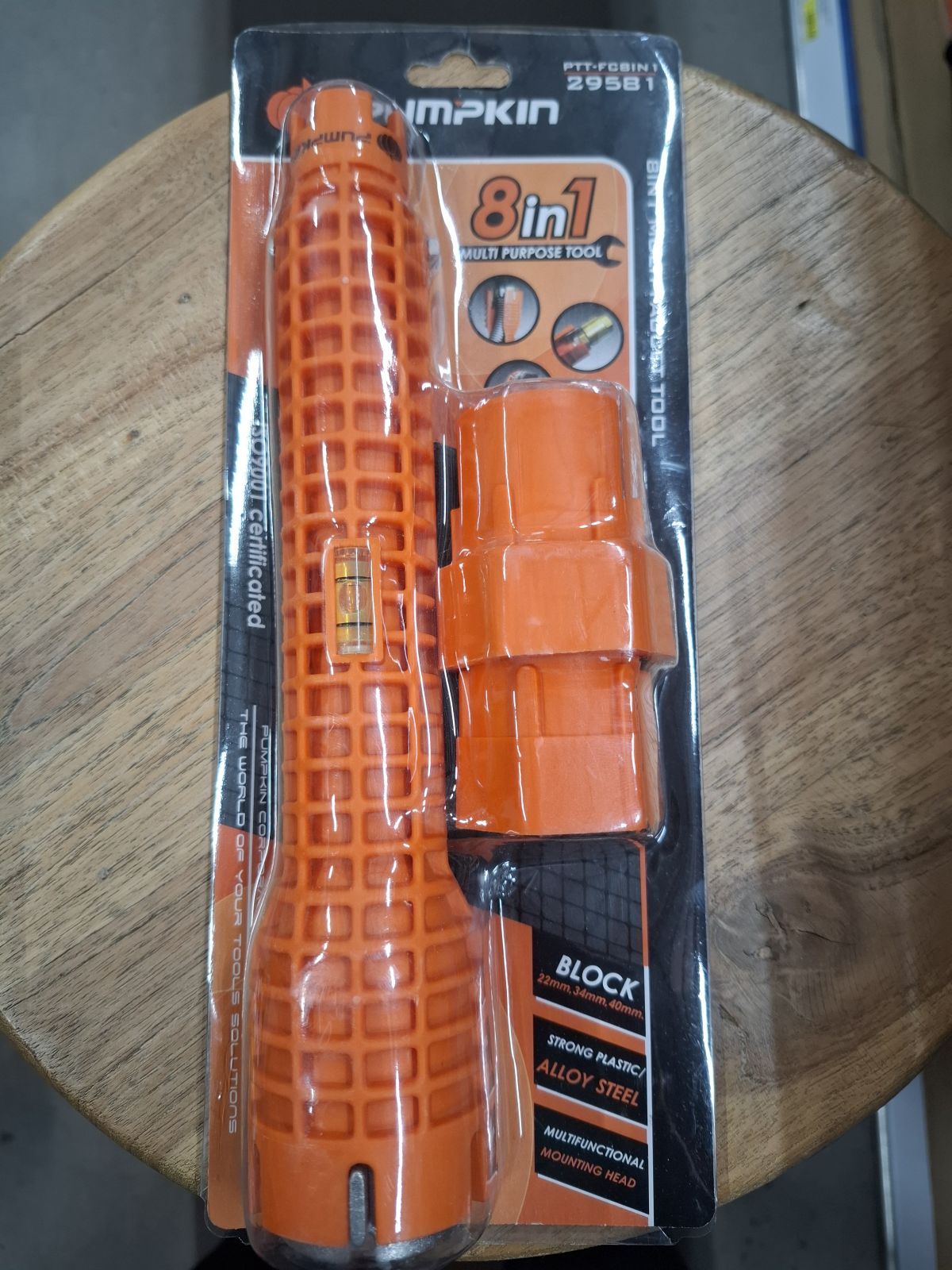 29581 ประแจขันน็อตใต้อ่าง รุ่น PTT-FC8IN1 PUMPKIN