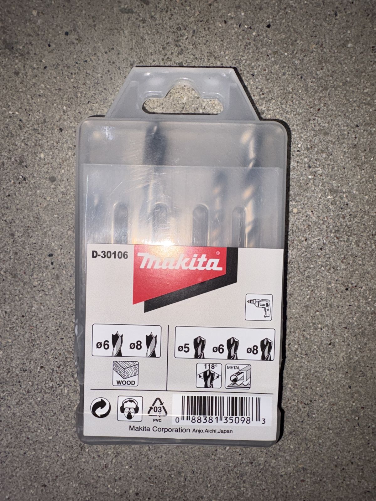 D-30106 ชุดดอกเจาะไม้/เหล็ก Makita (5P/S)