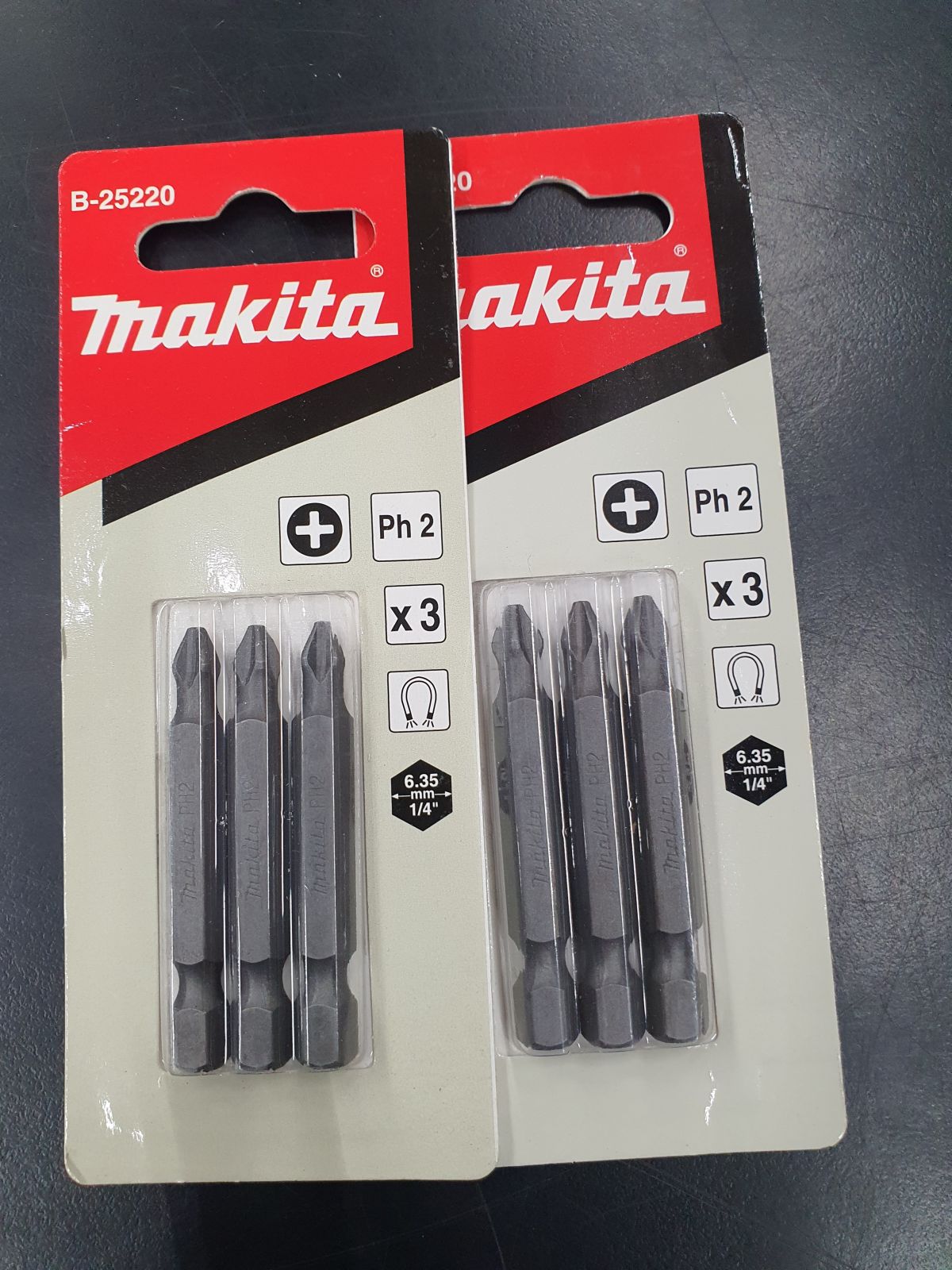 MPB-25220 ดอกไขควง มากีต้า +PH-2*50MM (3ดอก/ชุด)