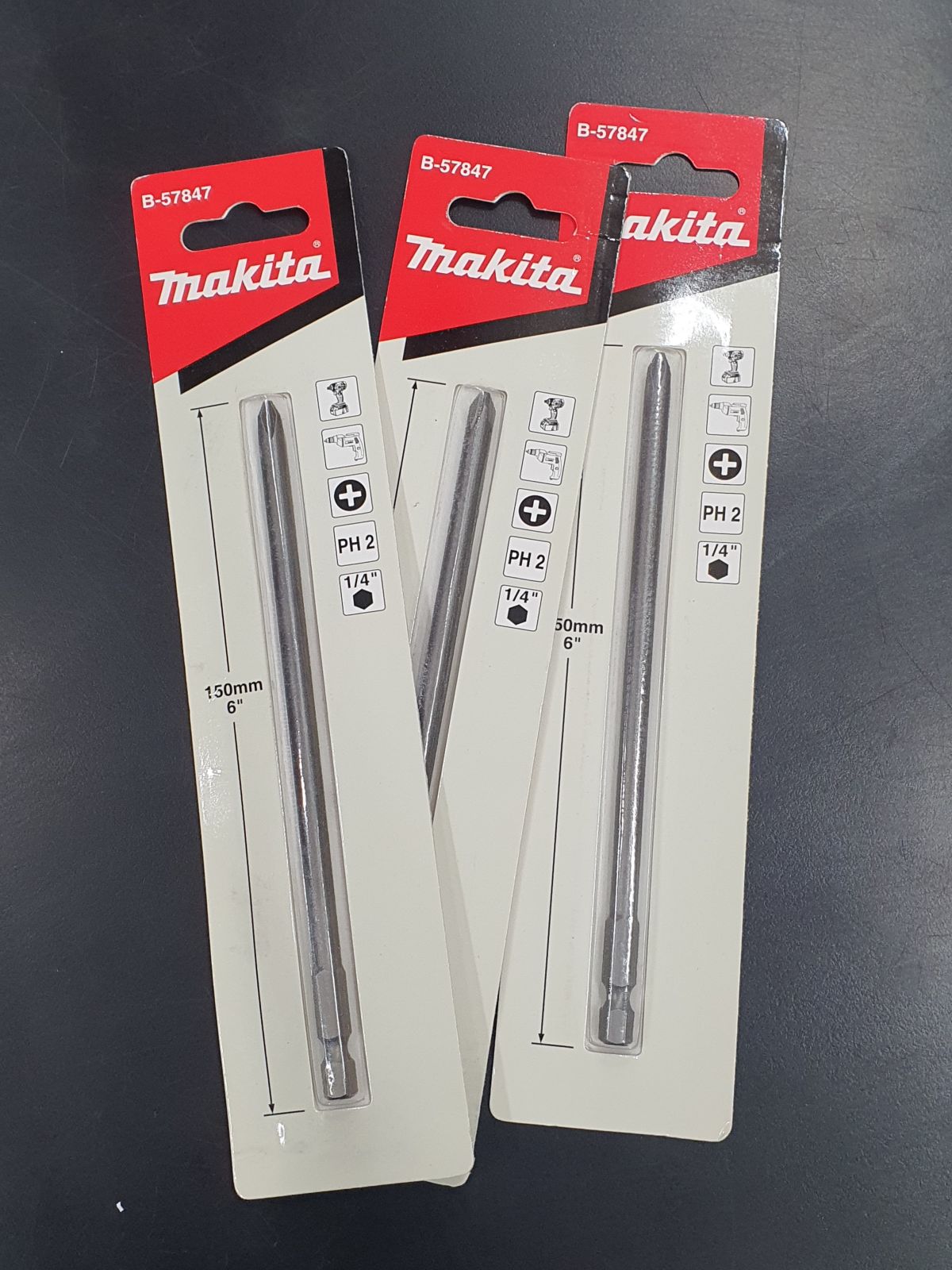 MPB-57847 ดอกไขควง มากีต้า +PH-2*150MM