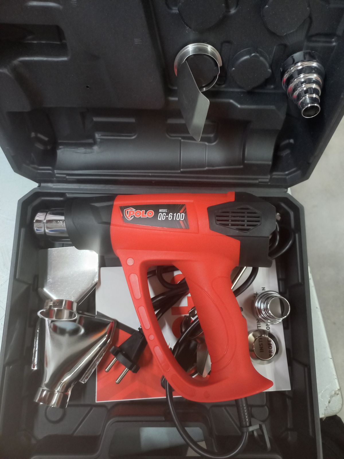 ปืนเป่าลมร้อน POLO จอLED QG-610D 2000w