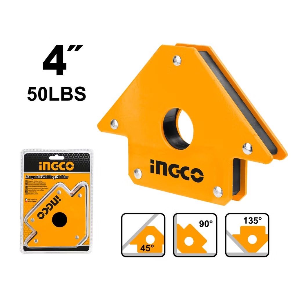 แม่เหล็กจับฉาก INGCO 4"  I121-AMWH50041