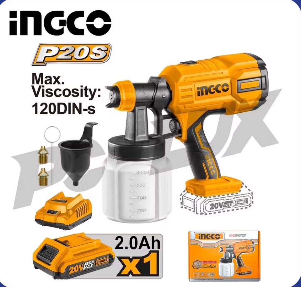 กาพ่นสีไร้สาย INGCO I121-CSGLI20406