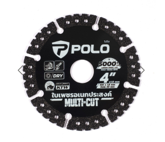 ใบตัดเพชรอเนกประสงค์ 4" POLO MULTI-CUT P523-1010