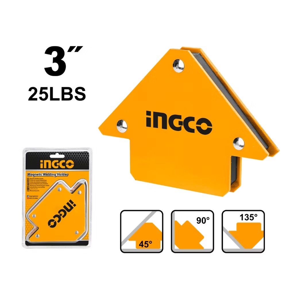 แม่เหล็กจับฉากลูกศร INGCO 3"  I121-AMWH50031