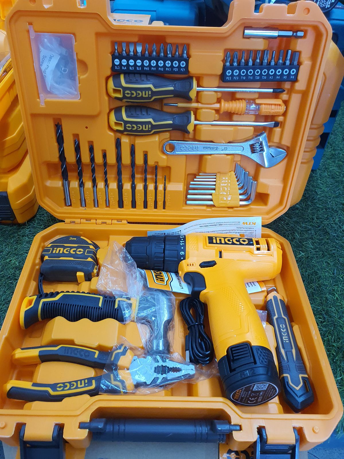 ชุดสว่านไร้สาย 12V + เครื่องมือช่าง (89ชิ้น) INGCO I121-HKTHP10891