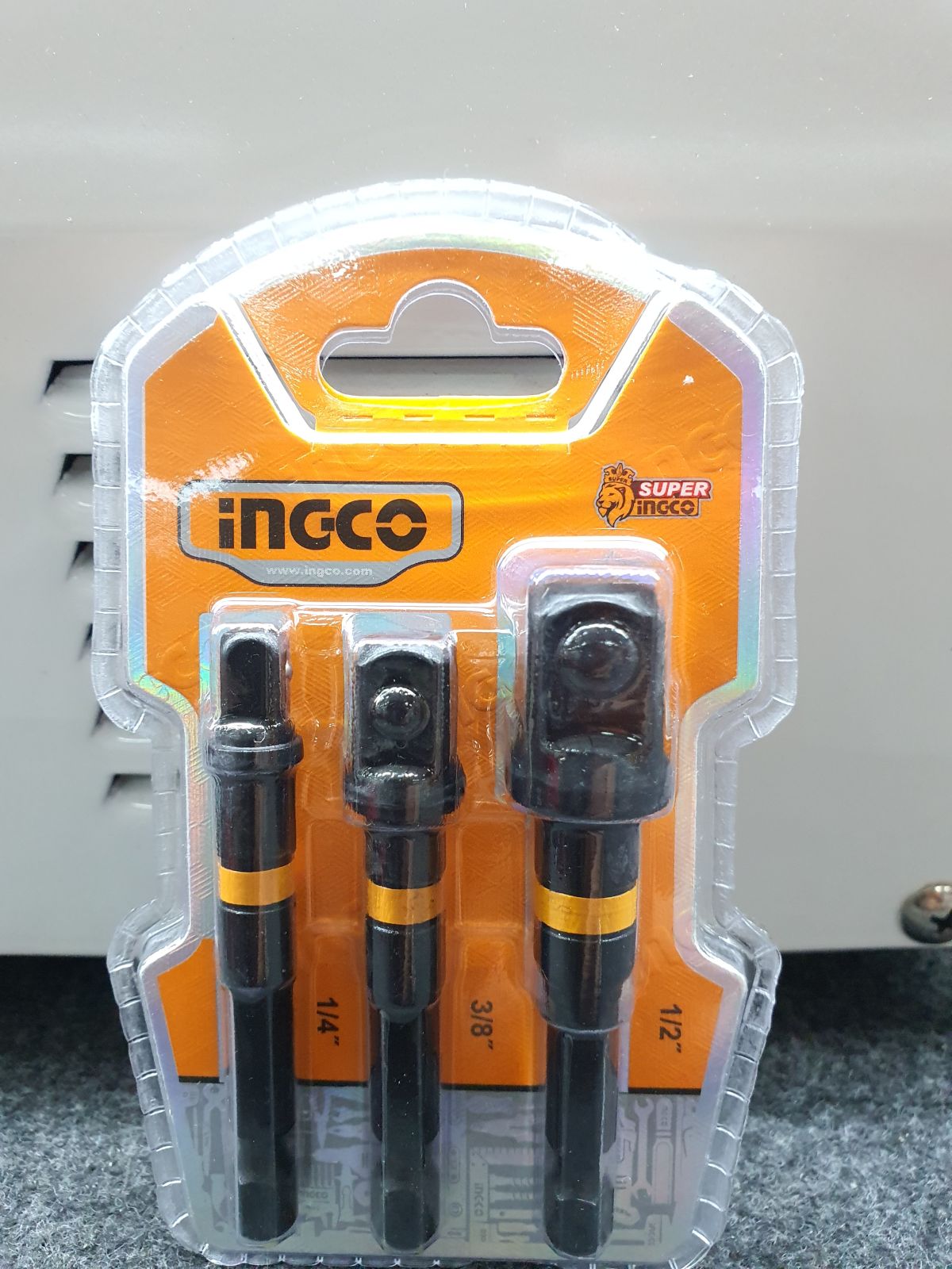 อะแดปเตอร์แปลงลูกบล็อก 3 ชิ้น INGCO I121-AMN365A01