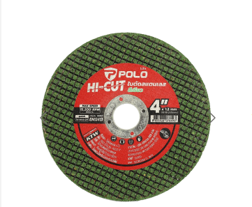 ใบตัดสแตนเลส 4" สีเขียว POLO P521-1010