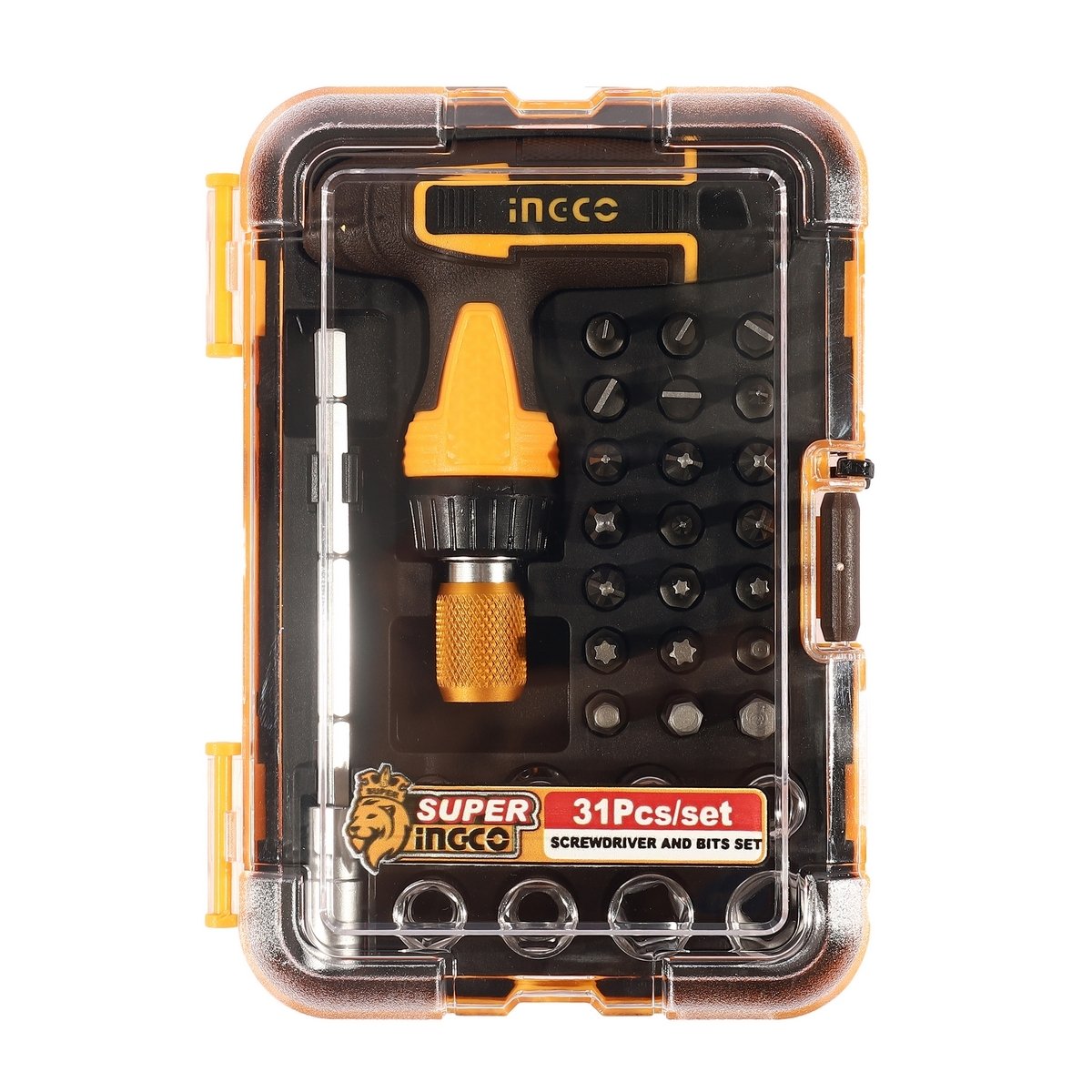 ชุดไขควง+ลูกบล็อค(31ชิ้น) INGCO I121-HKSDB0318