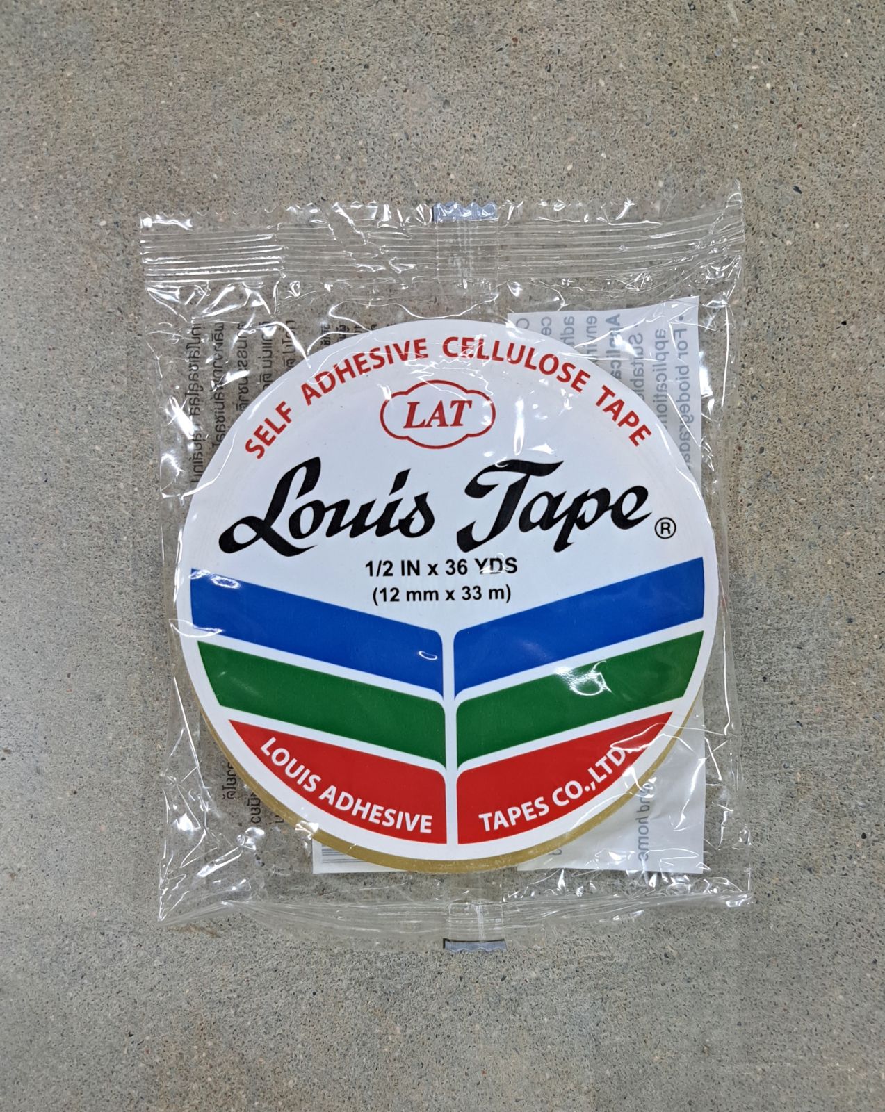 เทปใส 1/2 " INTER