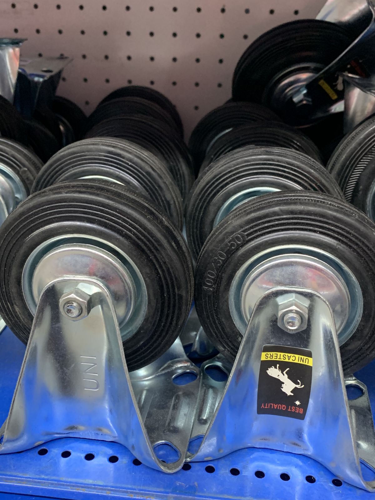 ล้อยางแป้นตาย 4"