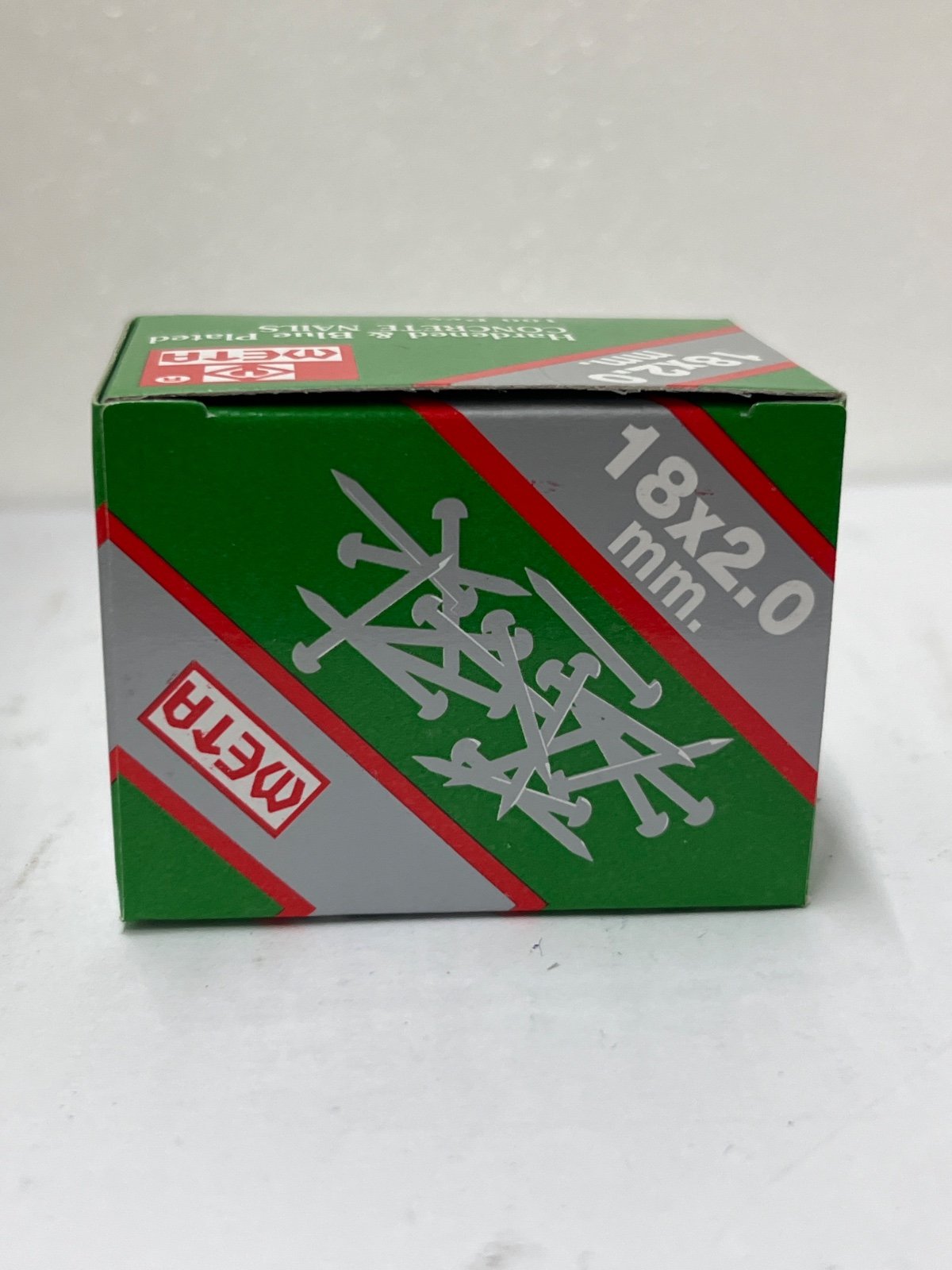 ตะปูคอนกรีตขาว 18*2.0 มิล META กล่องเล็ก (สีขาว)