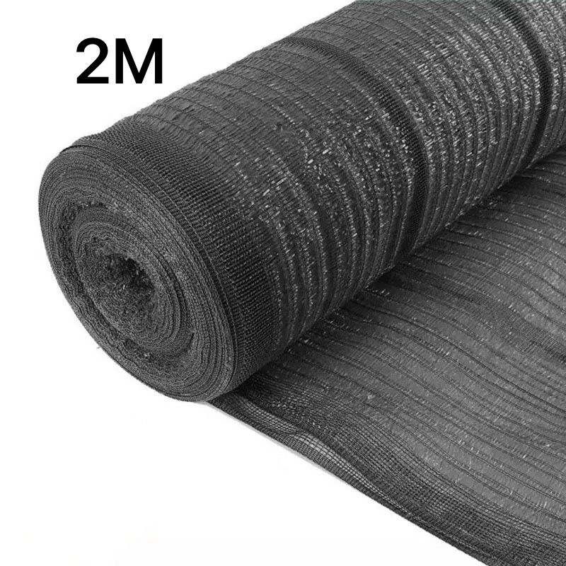 ตาข่ายกรองแสง สีดำ 70%*2ม.