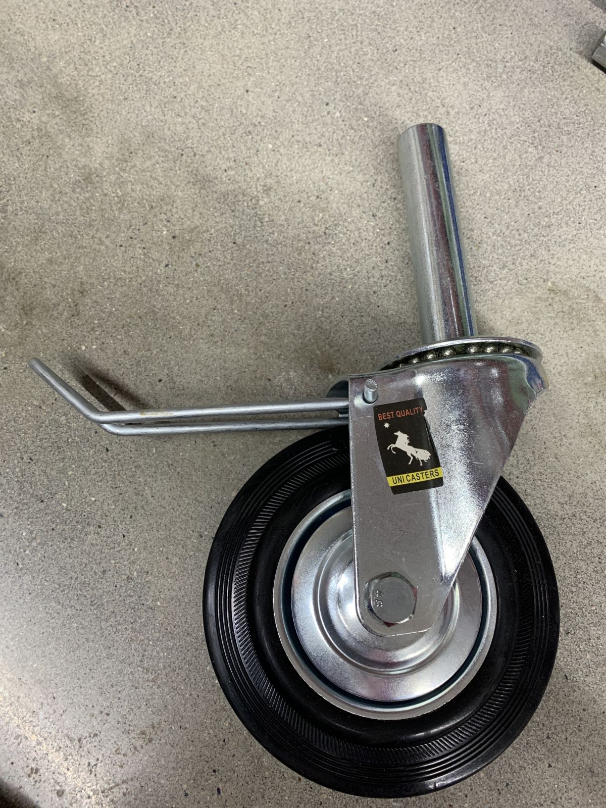 ล้อนั่งร้านก่อสร้าง 6" ตราม้า (มีเบรค)