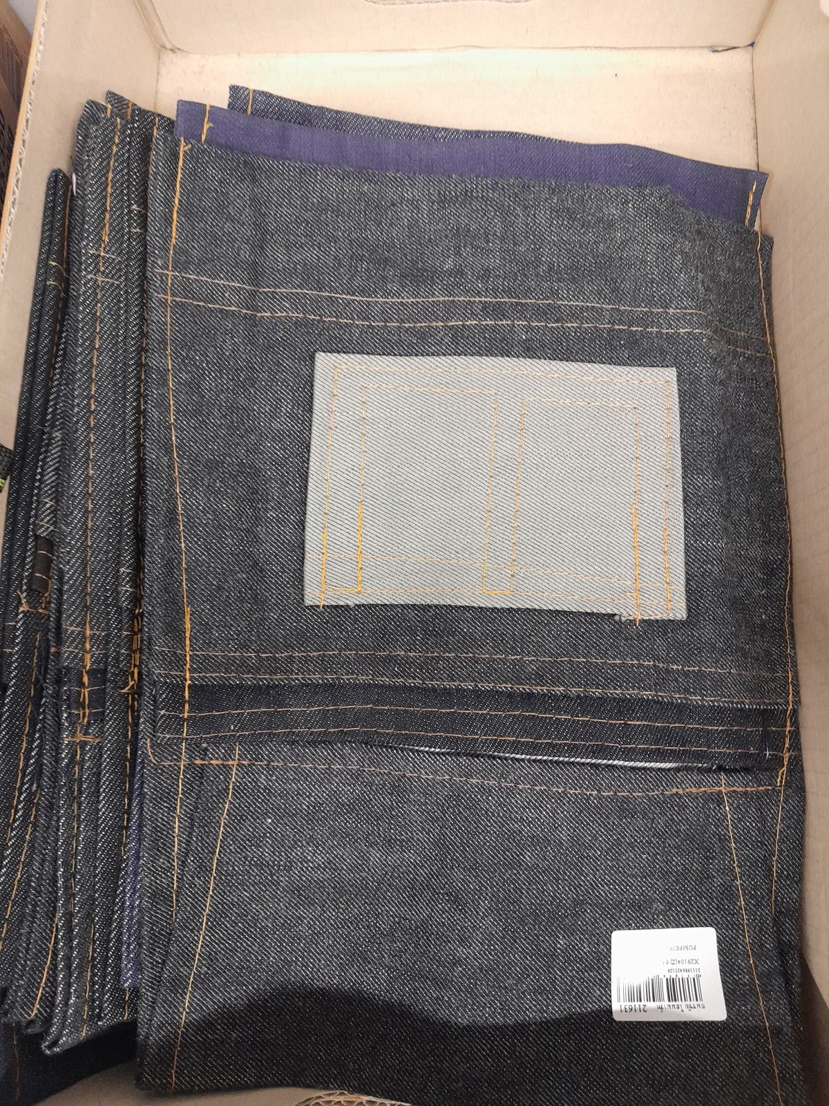 X29104(Z) ถุงตะปูผ้ายีนส์ PUMPKIN