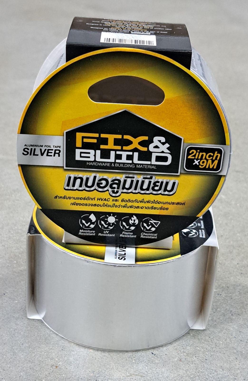 เทปอลูมิเนียม 2"*9M FIX&BUILD+