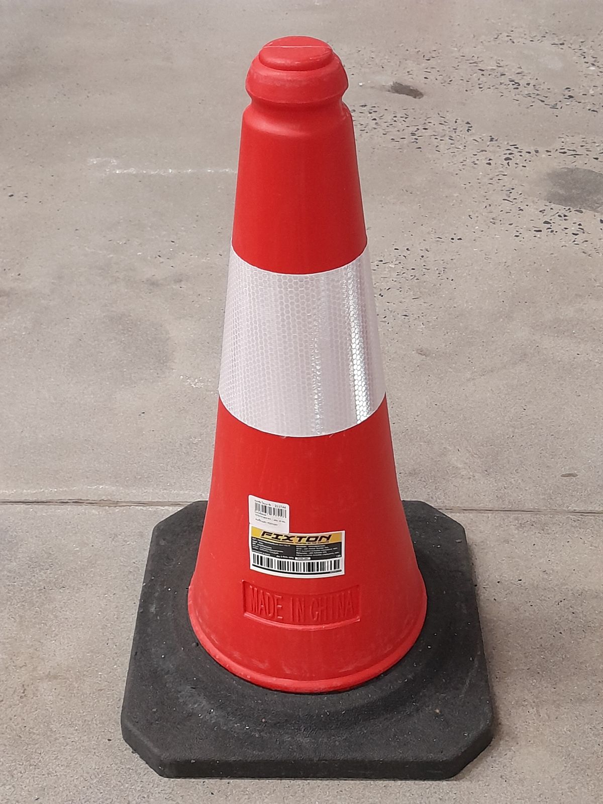 7072 กรวยจราจร 1 แถบ 50 ซม. สะท้อนแสง FIXTON+