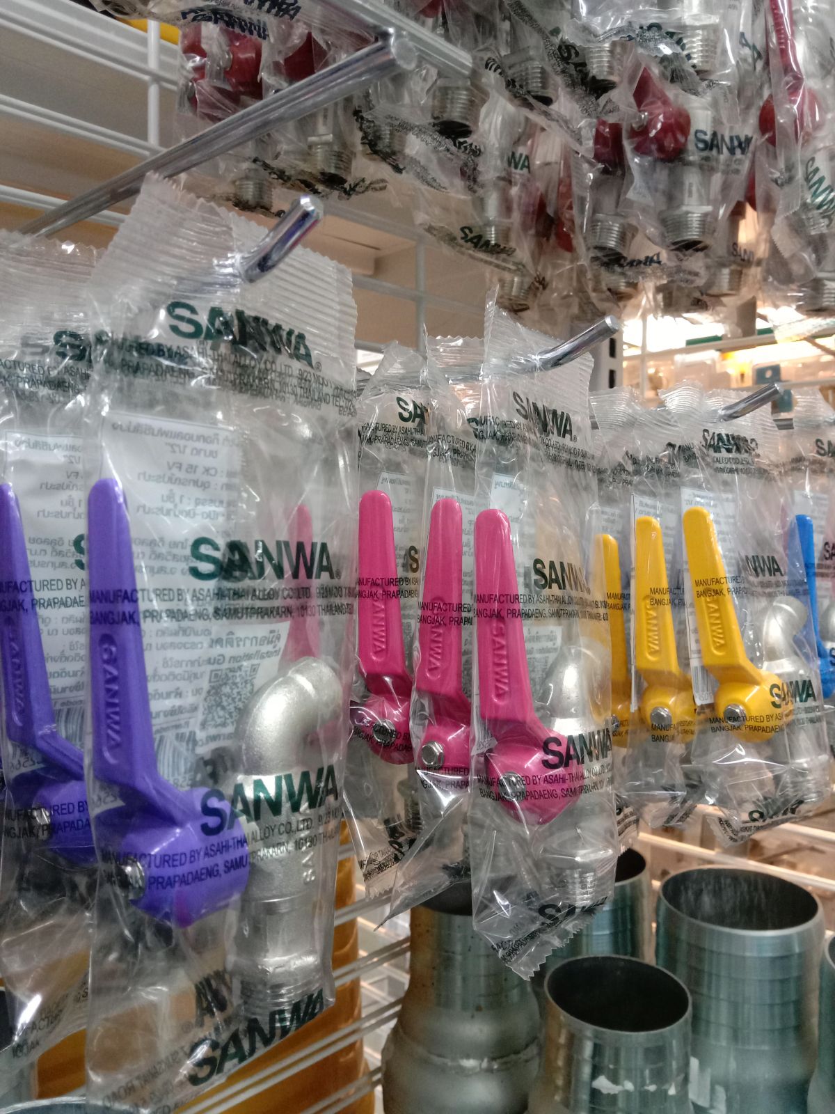 ก๊อกน้ำ 1/2" บอลวาล์ว SANWA แฟนซี