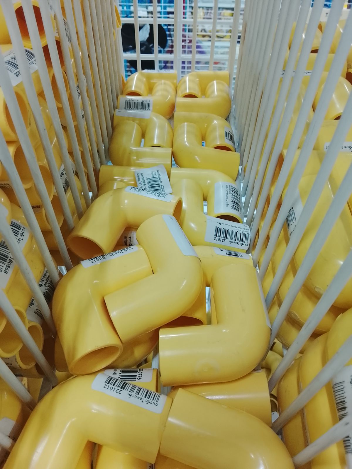 HB90-18Y ข้องอโค้ง NANO เหลือง 1/2" 