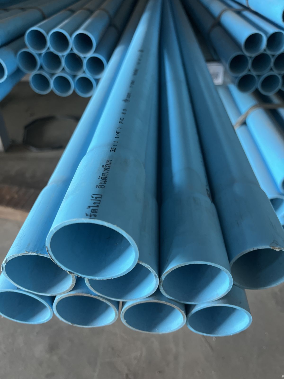 ท่อ PVC-TSD 1.1/4" ชั้น 8.5 บานหัว