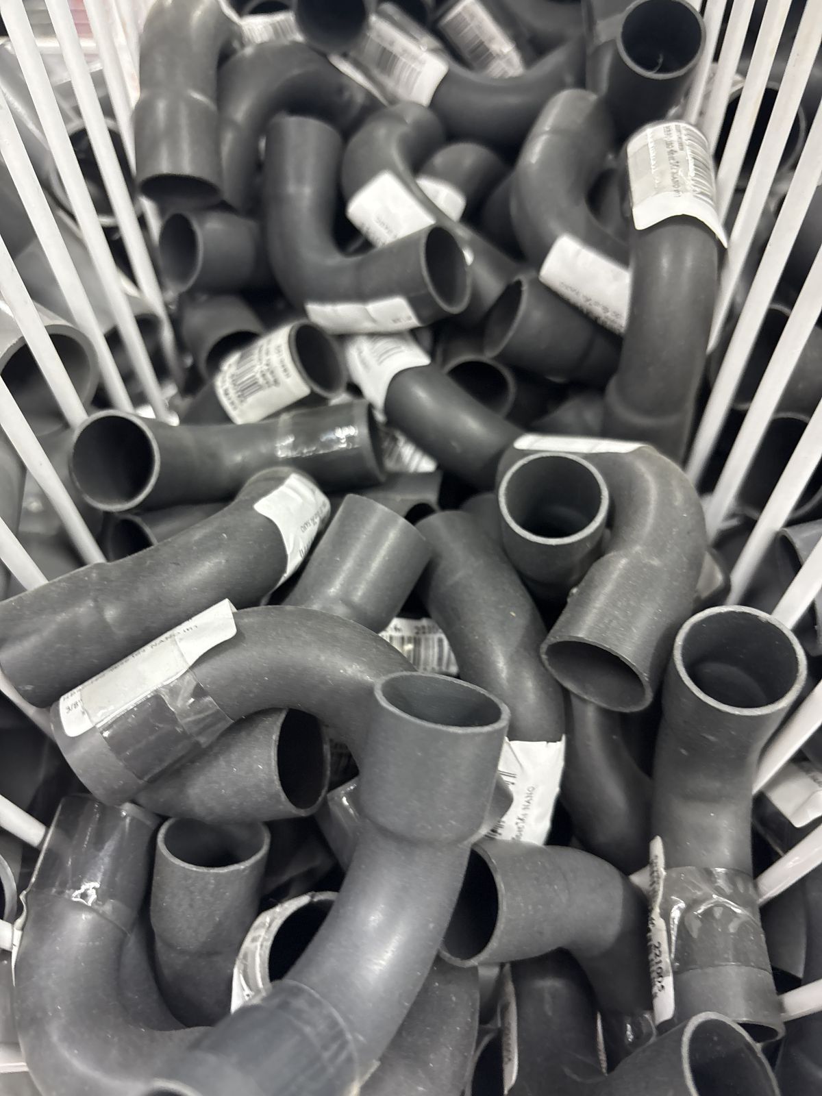 HB90-15G ข้องอโค้ง NANO เทา 3/8"  