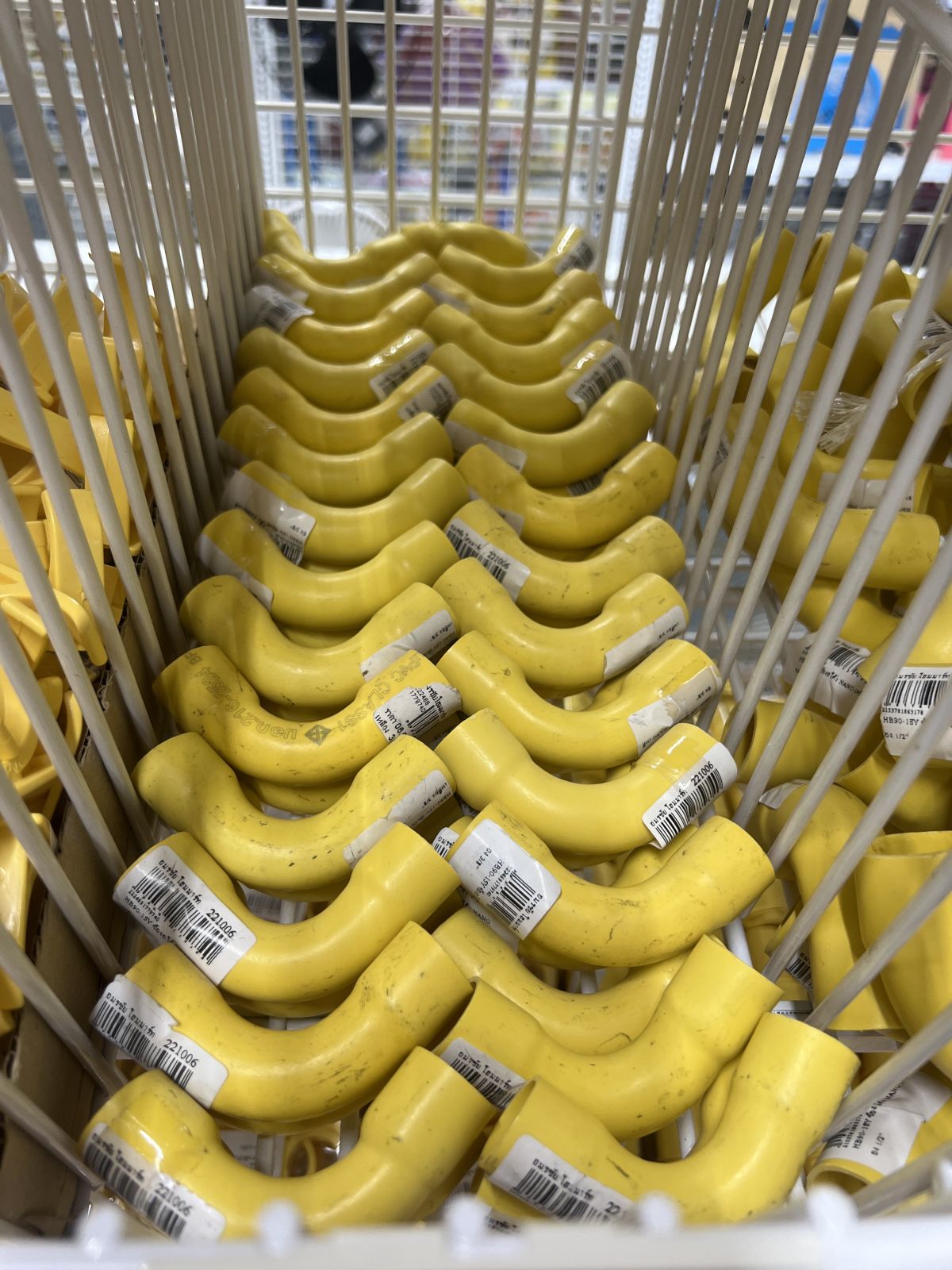 HB90-15Y ข้องอโค้ง NANO เหลือง 3/8"