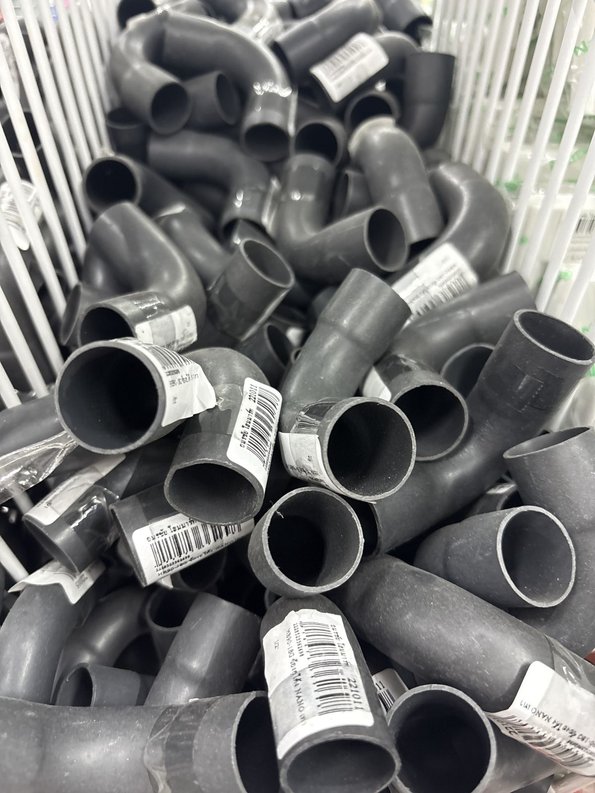 HB90-18G ข้องอโค้ง NANO เทา 1/2"  