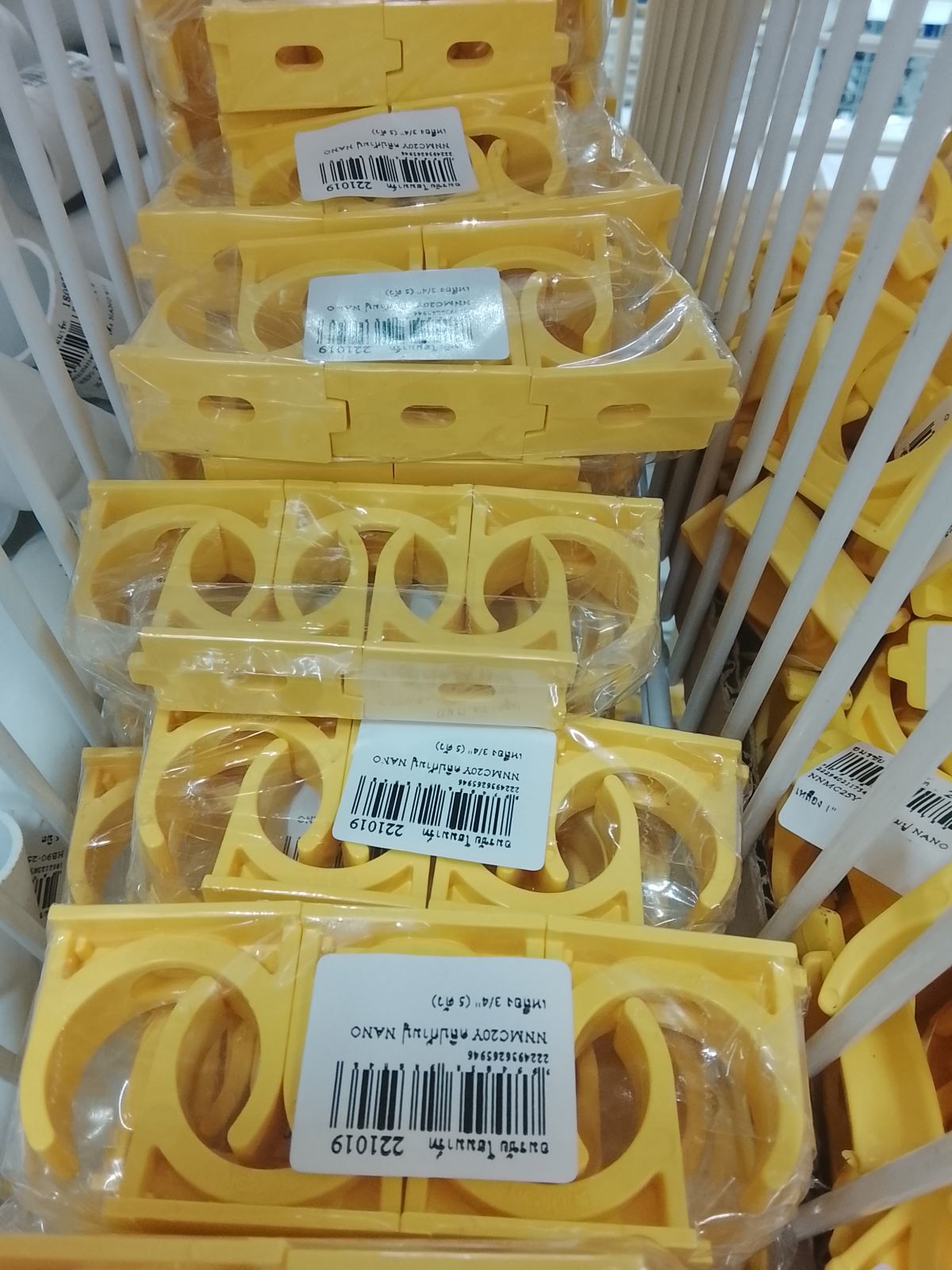 NNMC20Y คลิปก้ามปู NANO เหลือง 3/4" (5 ตัว) 