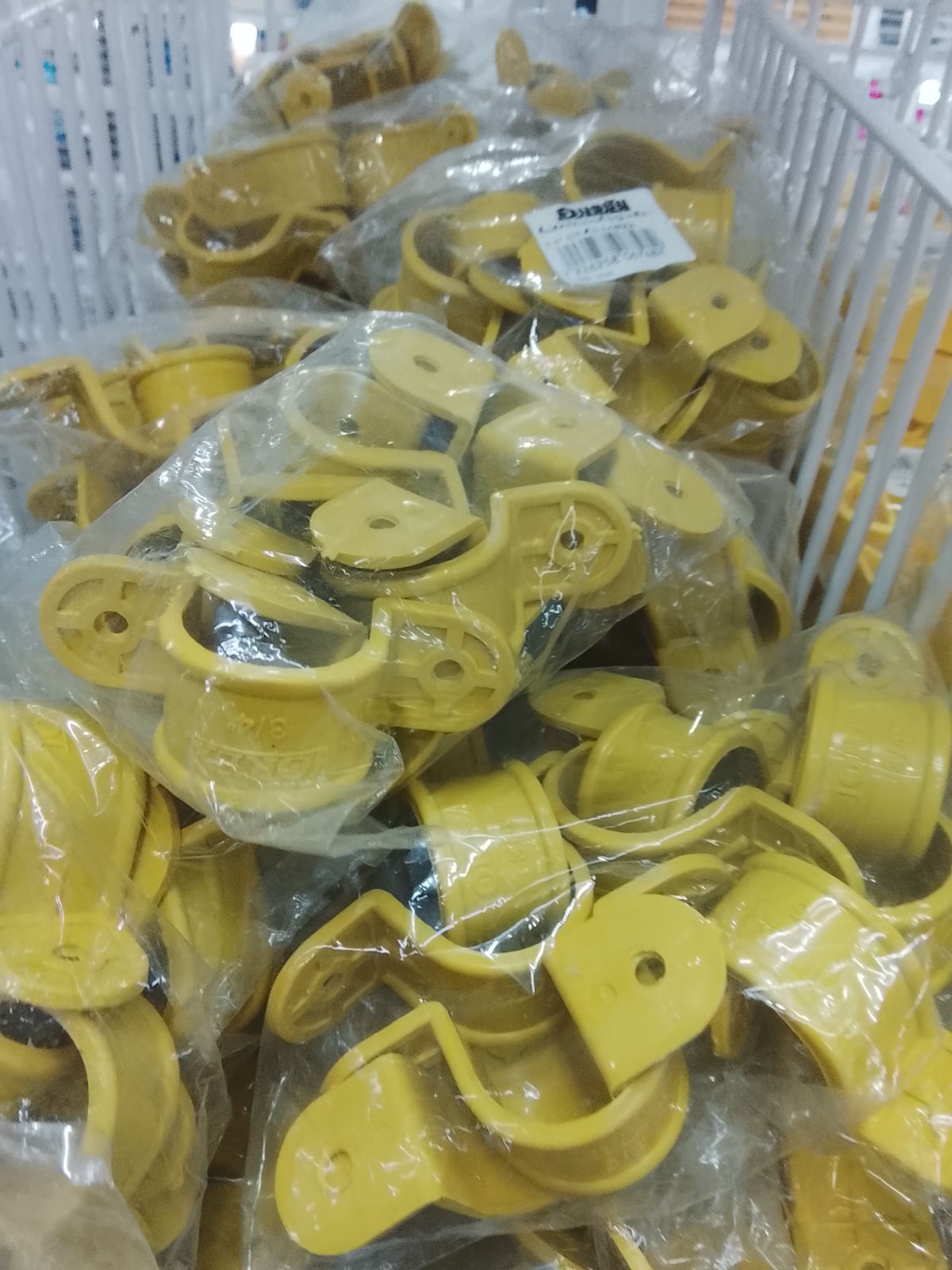 กิ๊ปรัดท่อแบบก้ามปู เหลือง 3/4" (10 ตัว) LOREX