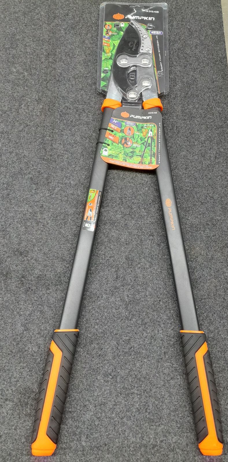 33548 กรรไกรตัดกิ่งไม้ใหญ่ เฮอร์คิวลิส PUMPKIN  34 นิ้ว