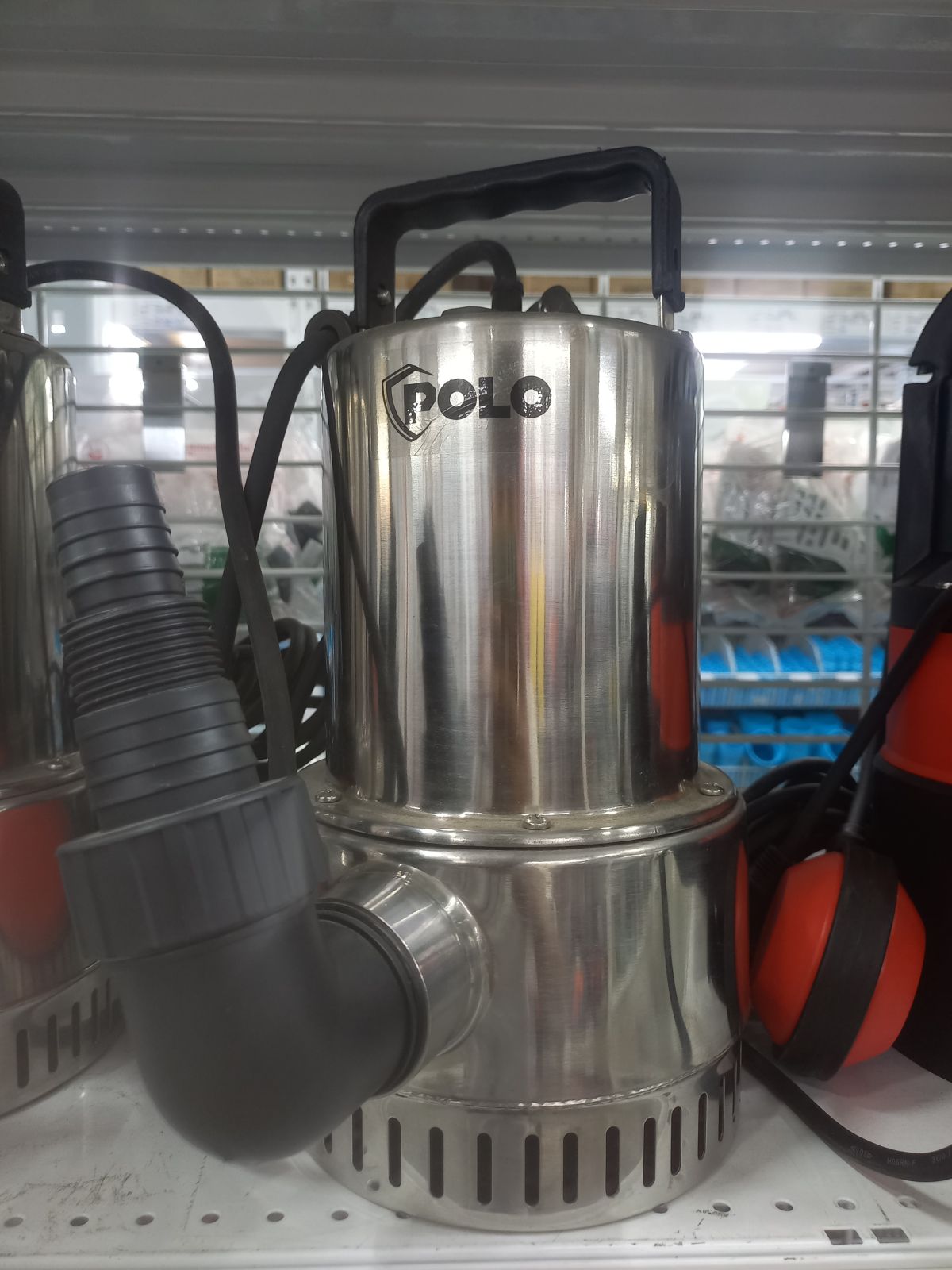 ปั๊มแช่ ไดโว่  POLO SS-400C เสื้อสแตนเลส (น้ำสะอาด)