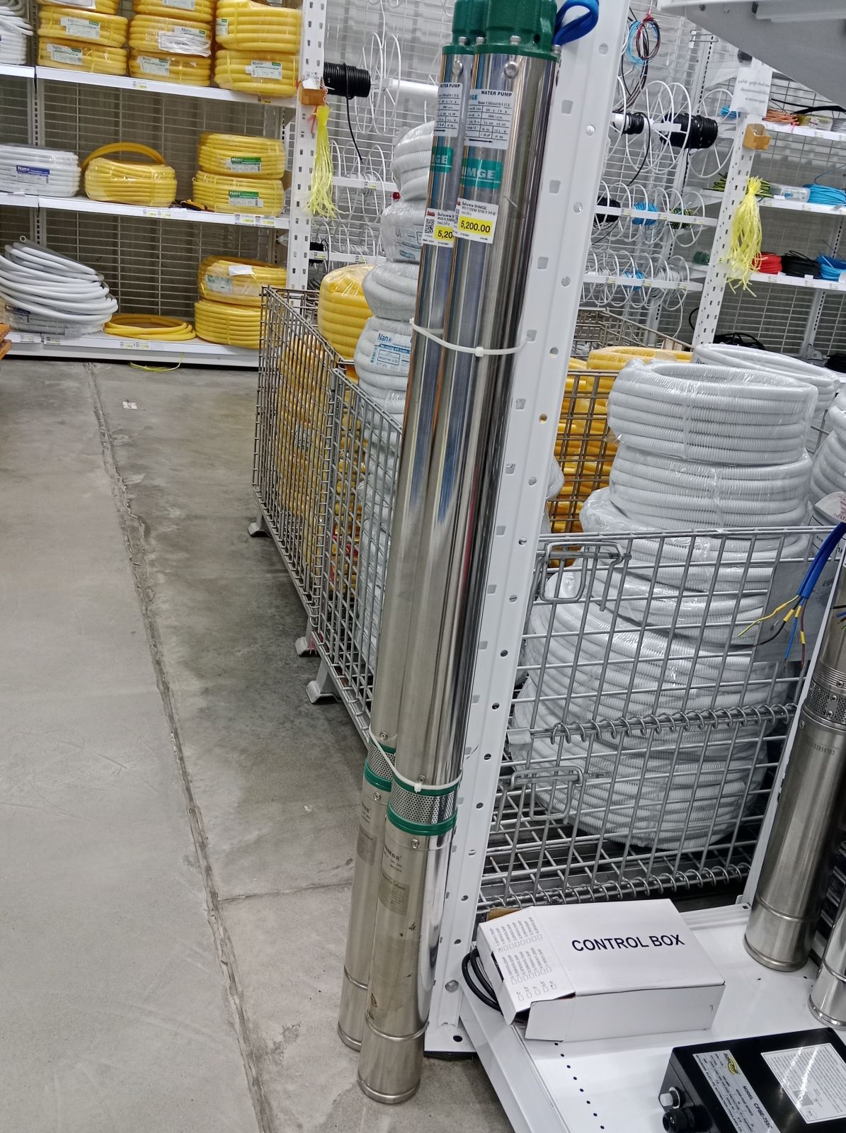 ปั๊มน้ำบาดาล SHIMGE #SG-3.5SEM 3/18-1.1T-E (บ่อ3.5นิ้ว)