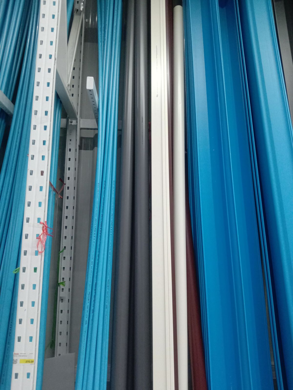 ท่อระบายน้ำฝน PVC (โอเค) 3"  4 ม. (เทา)