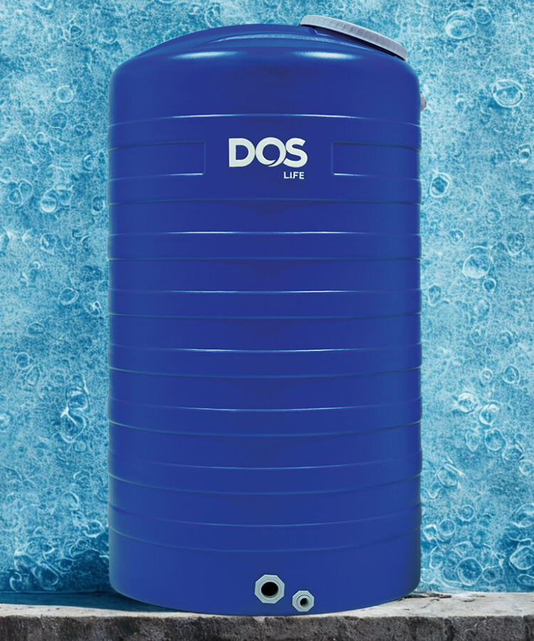 ถังเก็บน้ำบนดิน DOS ICE-2000L สีน้ำเงิน ECO-14/BL-2000L