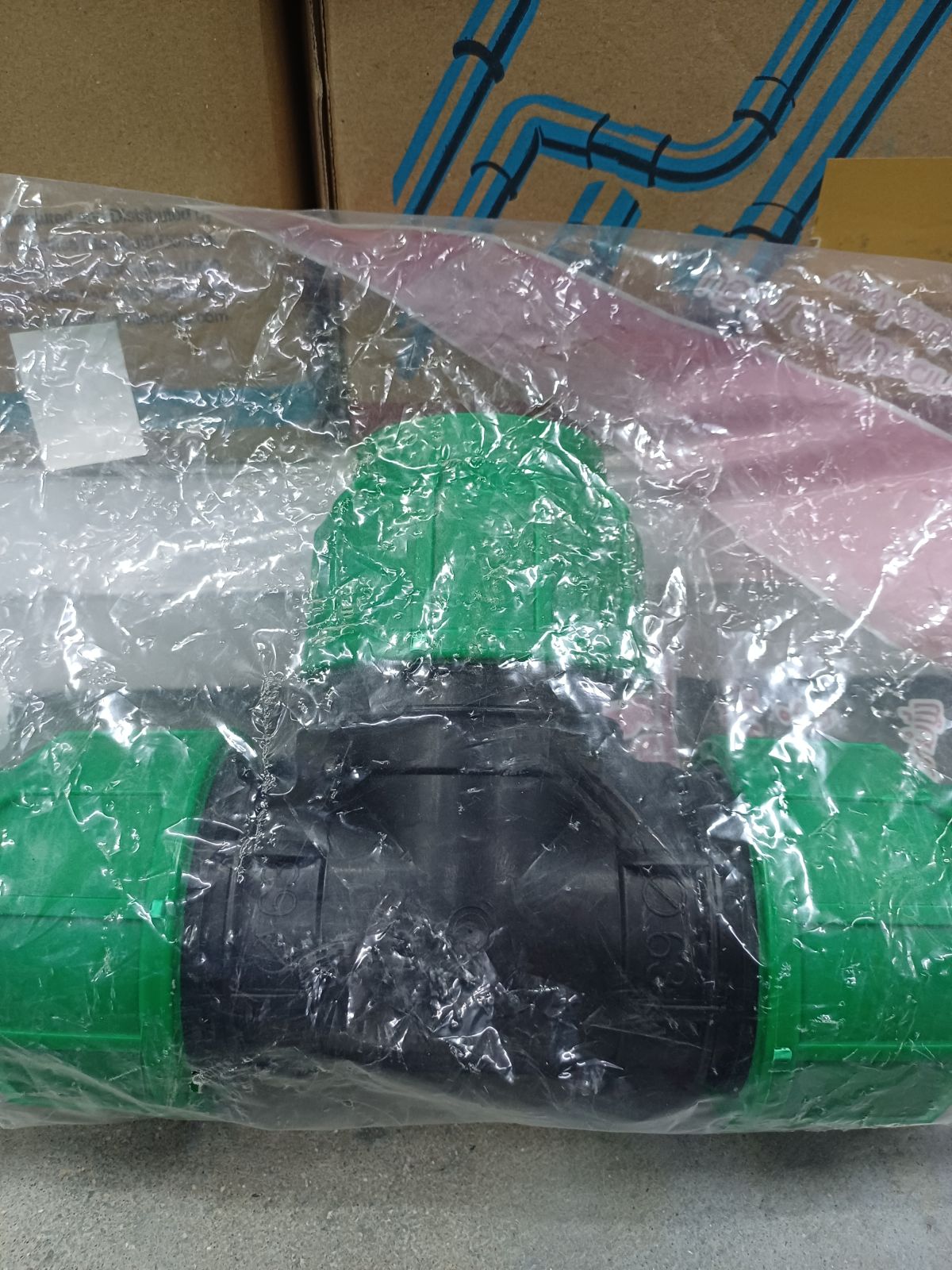 สามทางสวมล็อค PE 63*63*63 mm. 358-15