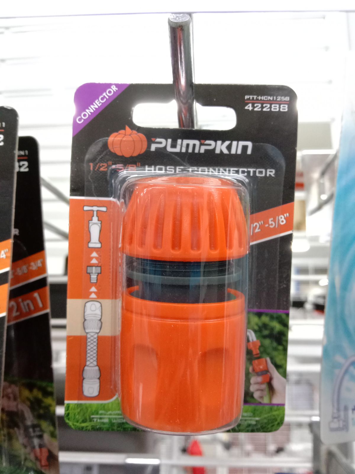 42288 ข้อต่อสายยาง 1/2"-5/8" PUMPKIN