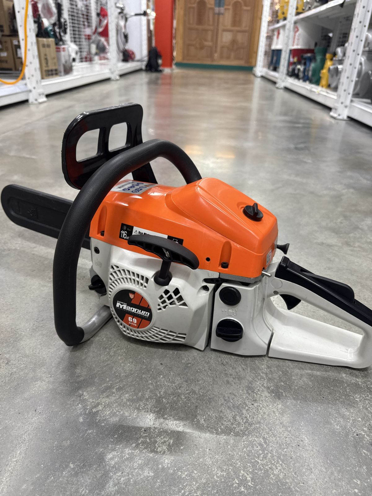 (4-2905)เครื่องเลื่อยโซ่ยนต์ POWER MAGNUM G9 EXTRA (0.76HP) บาร์ 11.5"